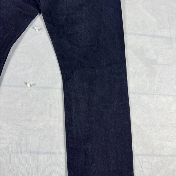 Levi’s 501 Mens Straight Leg Jeans Black Denim 5-Pocket Outdoor Size 33x32 - Picture 6 of 16